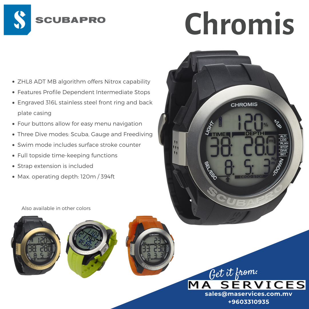 SCUBAPRO CHROMIS WRIST COMPUTER