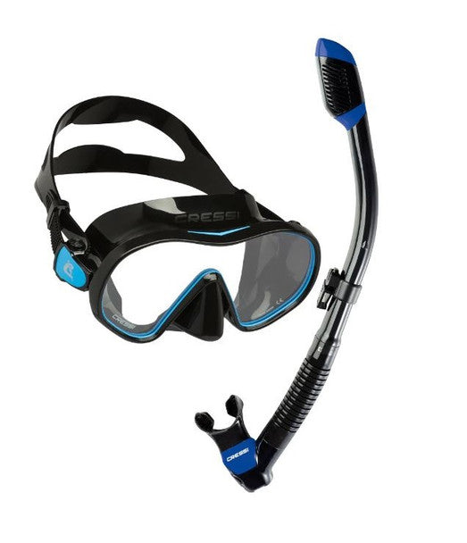 CRESSI F-DUAL MASK/ SUPERNOVA DRY SNORKEL COMBO – Bob's Scuba Shop