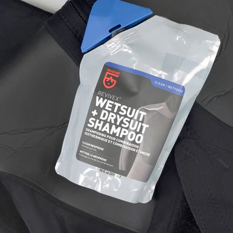 Wetsuit and drysuit shampoo