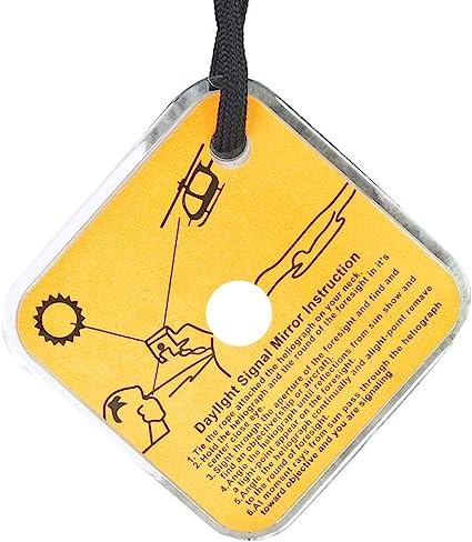 SURVIVAL/SAFETY SIGNAL MIRROR – Bob's Scuba Shop
