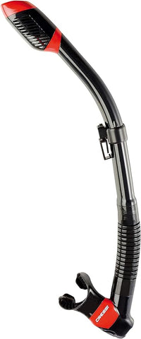 Cressi Adult Diving Dry Snorkel With Splash Guard And Top Valve Supernova Dry Designed In Italyclear Black Cressi Adult Diving Dry Snorkel With Splash Guard And Top Valve Supernova Dry Designed In Italyclear Black