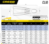 CRESSI CLIO FULL FOOT FINS