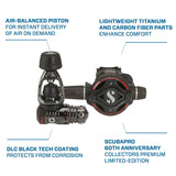 SCUBAPRO MK25/ S620 Ti CARBON BT - 60TH ANNIVERSARY EDITION REGULATOR