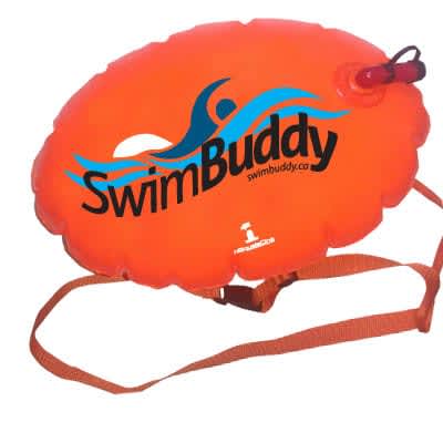 SWIM BUDDY RACER FLOAT/ OPEN WATER SWIMMING EMERGENCY INFLATABLE FLOAT ...