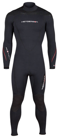 HENDERSON 7MM THERMAXX TITANIUM, MEN'S BACKZIP WETSUIT, SMALL TO 6 XLARGE